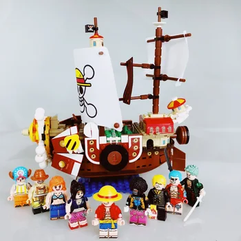 

432pcs One Pieces Thousand Sunny Pirate Ship Luffy Blocks Techinc Idea Figures Building Blocks Toys