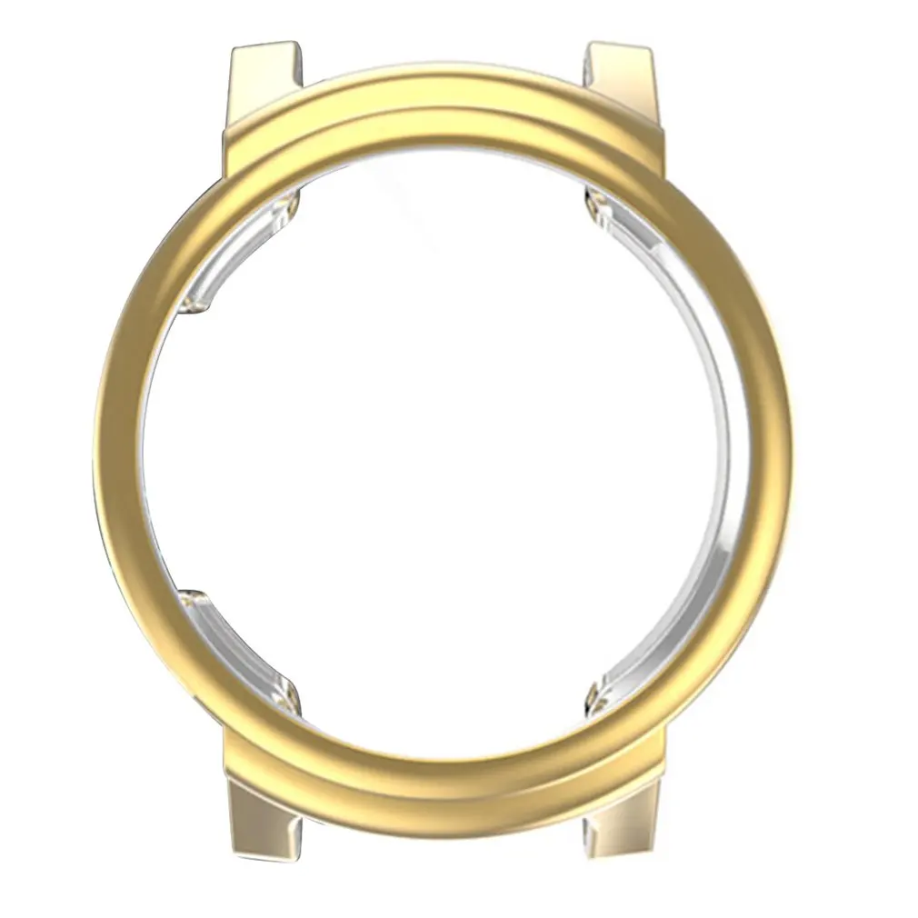 Gold Для Ticwatch E смарт-часы ТПУ защитный чехол Защита от падения носимых часов защитный чехол для экрана - Цвет: Gold