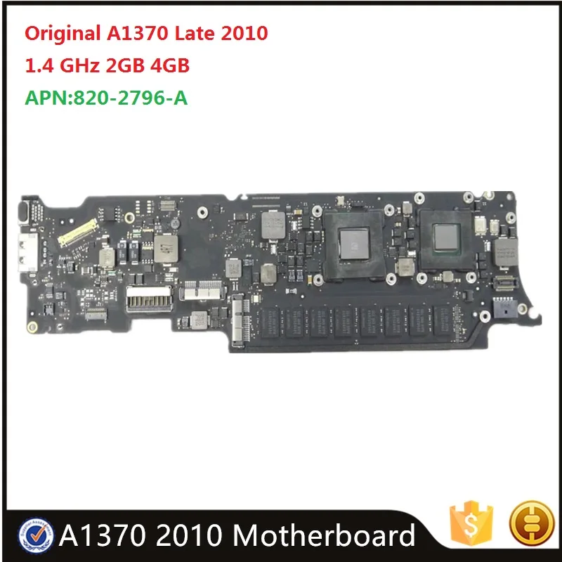 Оригинальная протестированная материнская плата 820-2796-A для Macbook Air 11 6 &quotA1370 Late 2010 1