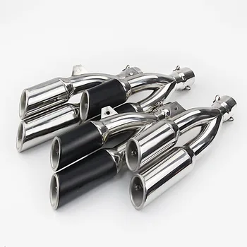 

51mm Universal modified Motorcycle For exhaust pipe black motorcycle muffler gsxr z750 CBR10000 z800 Z750 ninjia250
