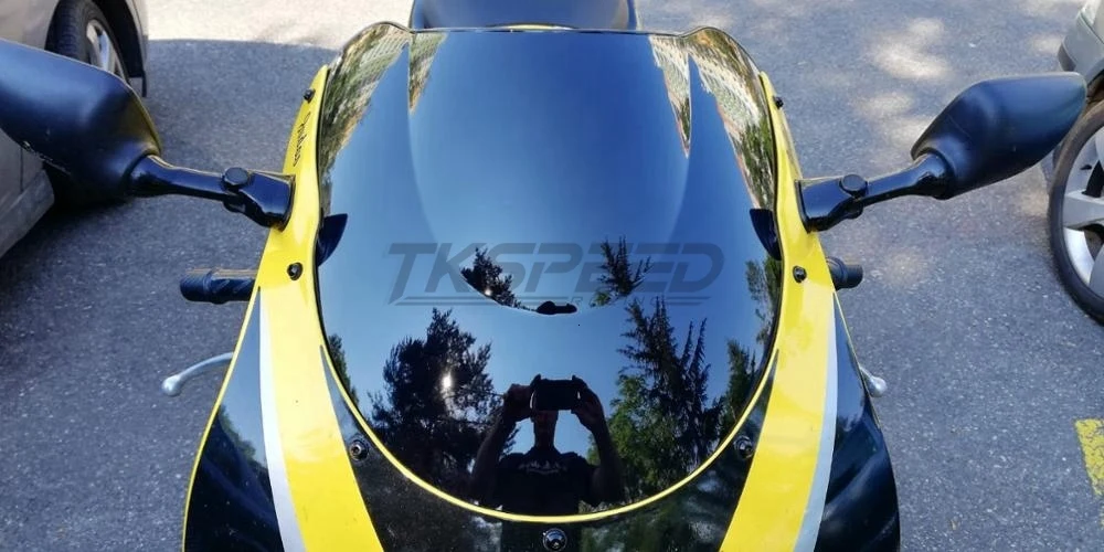 Мотоцикл двойной пузырь ветровое стекло для SUZUKI GSXR600 GSXR750 GSXR 600 750 1996 1997 1998 1999 заставка