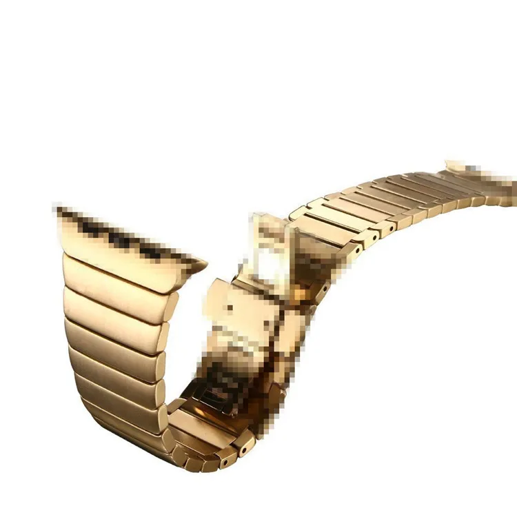 Подходит для Apple Watch APPLE Watch4/3 S складная застежка из нержавеющей стали ремешок для наручных часов Arc Chain