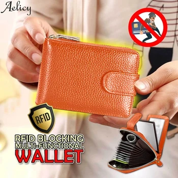 

Aelicy Driving License Driving License Multi-function Card Bag Multi-function Leather Wallet Black Leather Buckle Wallet
