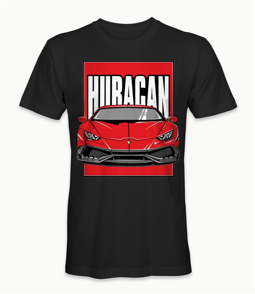 Huracan Lamborghini T-Shirt Superior Quality Tee Shirt New Cool Design | Мужская одежда