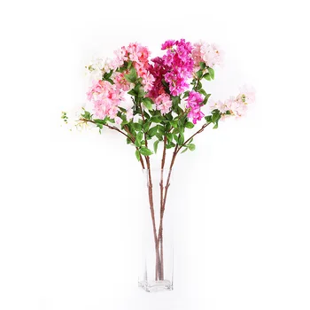 

1pcs Artificial Lagerstroemia Indica Flower 102cm Simulation Flower Decor Wedding New Year Christmas Party Decor Fake Flowers