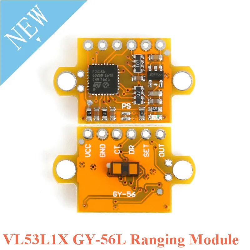 

VL53L1X GY-56L Sensor Module Laser ToF Time-of-flight Ranging Sensor Module GY 56L I2C IIC Serial Port Switch Output GY-56L1