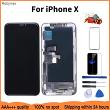 AAAA OLED ЖК дисплей для iPhone X дисплей цена от завода дисплей для iPhone X экран тест хороший 3D сенсорный