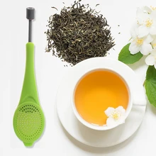 Вкус чай гаджет мера вихревой крутой фильтр для перемешивания-зеленый