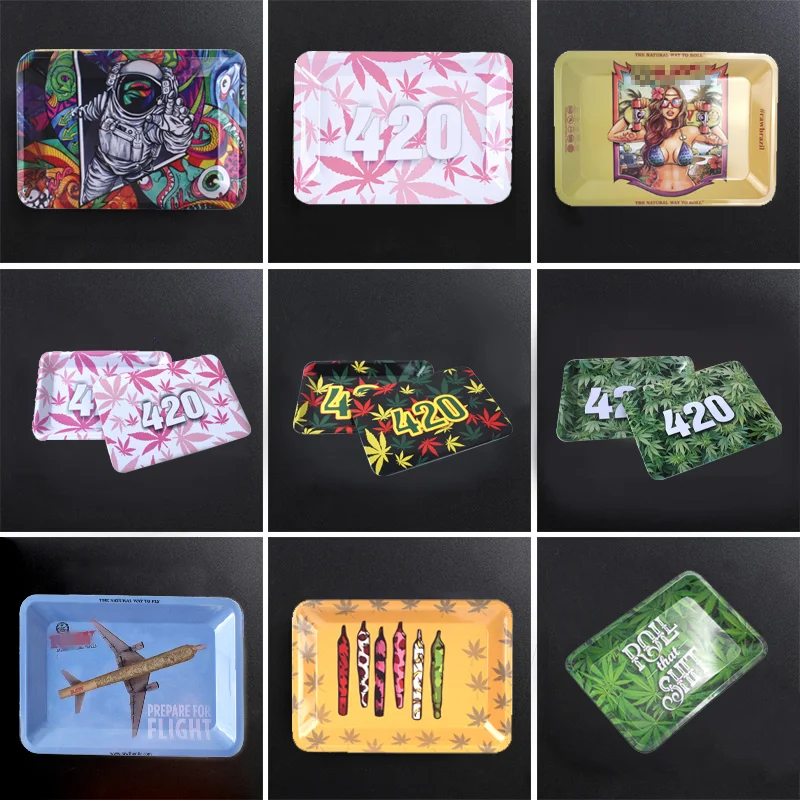 Rolling Tray with Lid Cover And Electric Grinder Large Super