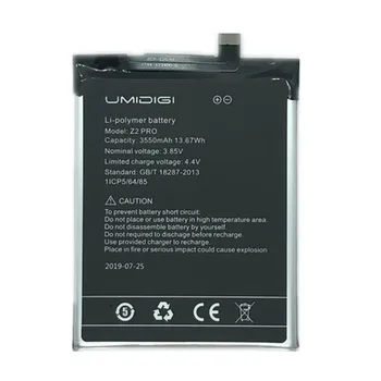 

Umi Z2 ProBattery UMIDIGI Z2 Pro High Quality Original Large Capacity 3550MAh Back Up For UMI Z2 Smart Phone Battery