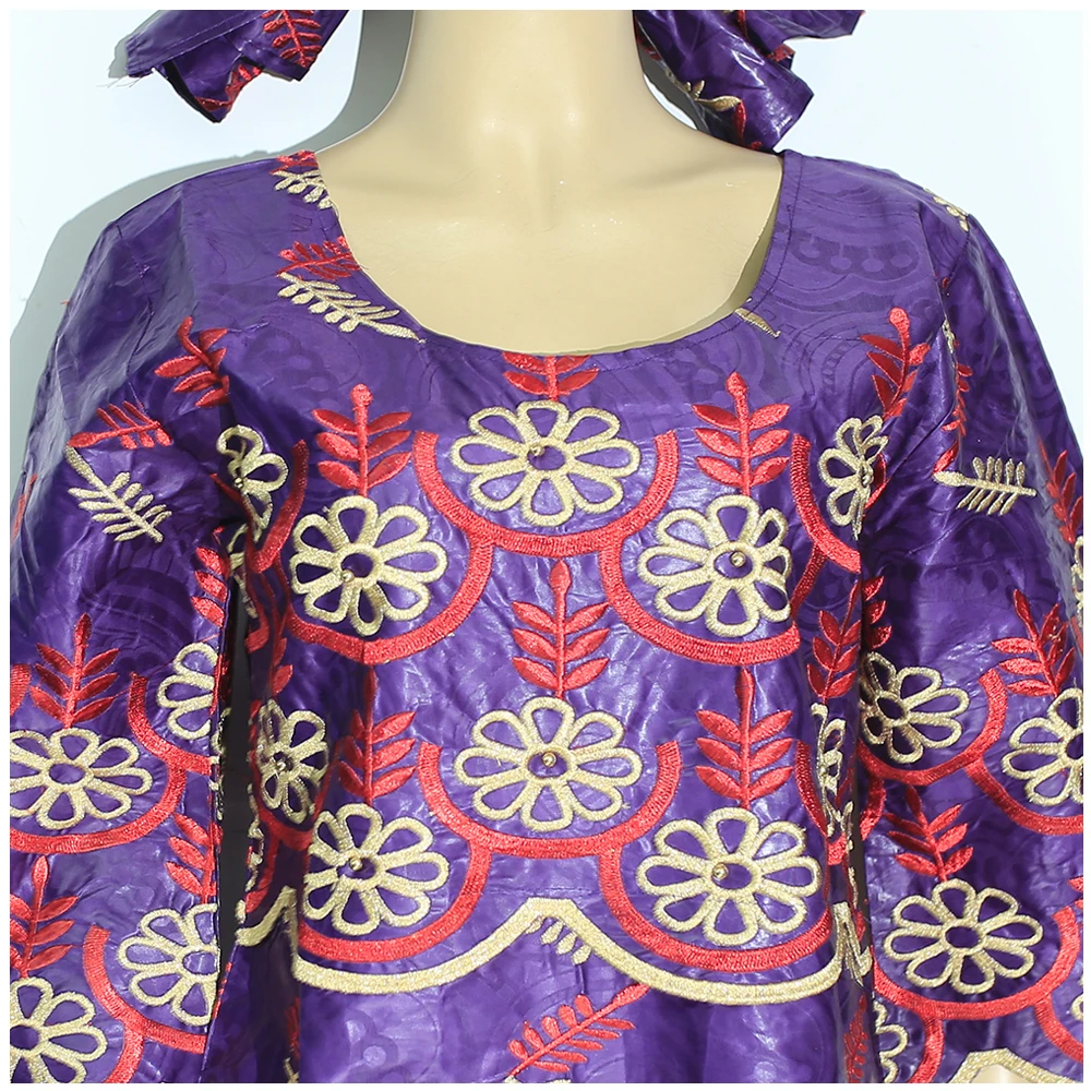 H&D Африканский Дашики платье для женщин вышитые Базен макси платья традиционная Южная Африка женская одежда нигерийский Авто геле