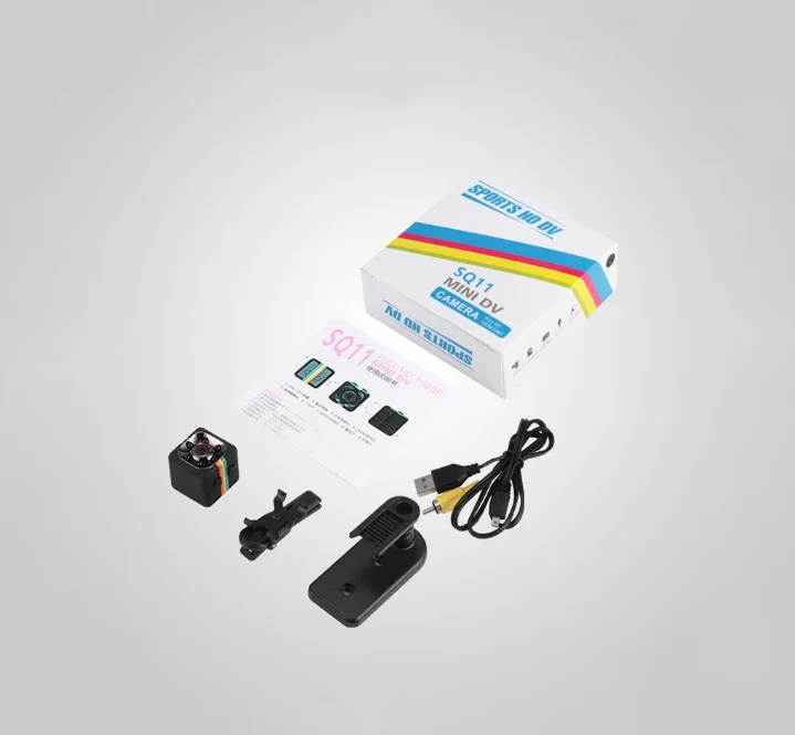 Sq11 мини камера HD 1080P датчик ночного видения Видеокамера движения DVR микро камера Спорт DV видео маленькая камера cam SQ 11
