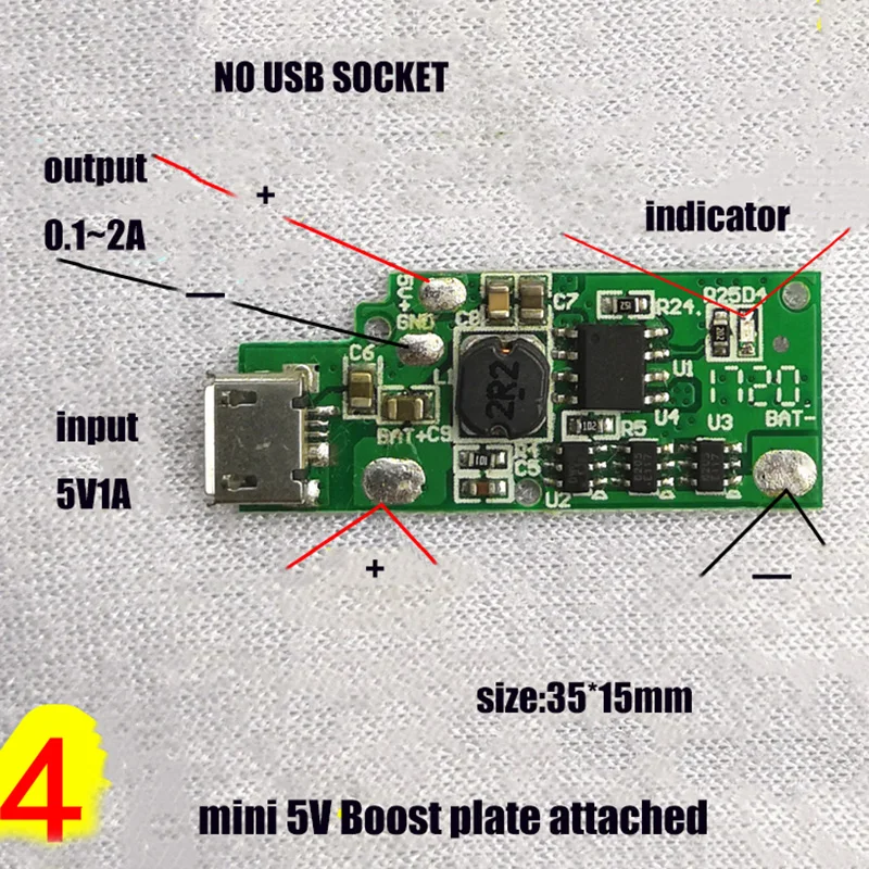 5 в 2.5A блок питания PCB плата для мобильных аккумуляторов контроллер зарядки два порта usb ЖК-экран аксессуары для самостоятельной замены - Цвет: 4