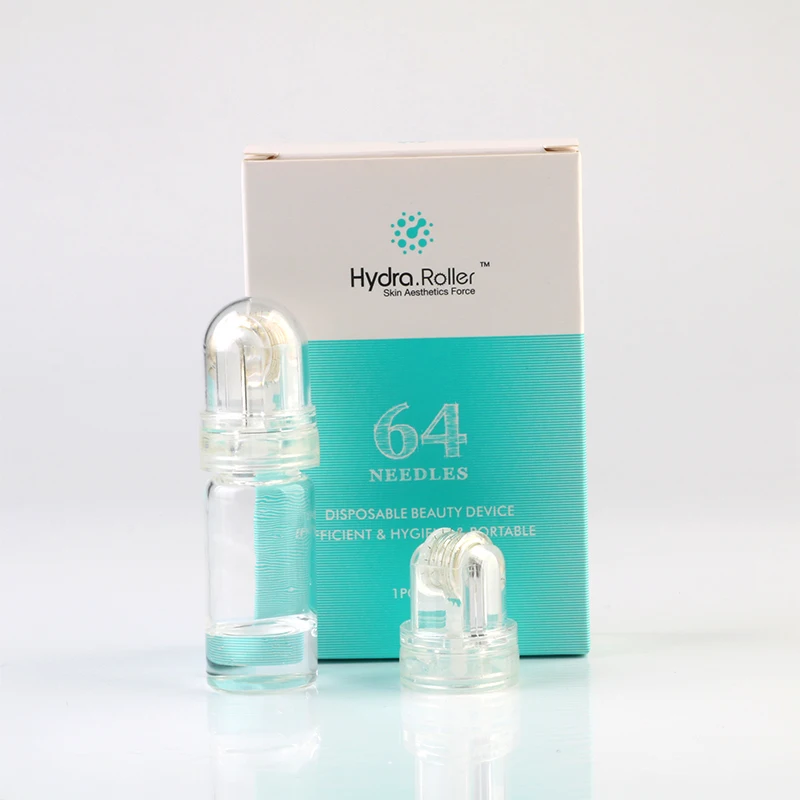 Популярный РОЛИК dermaroller Hydra 64 MezoRoller Anti Age Uper Derma Reborn Eye Treatment Cell Regenaration Pores