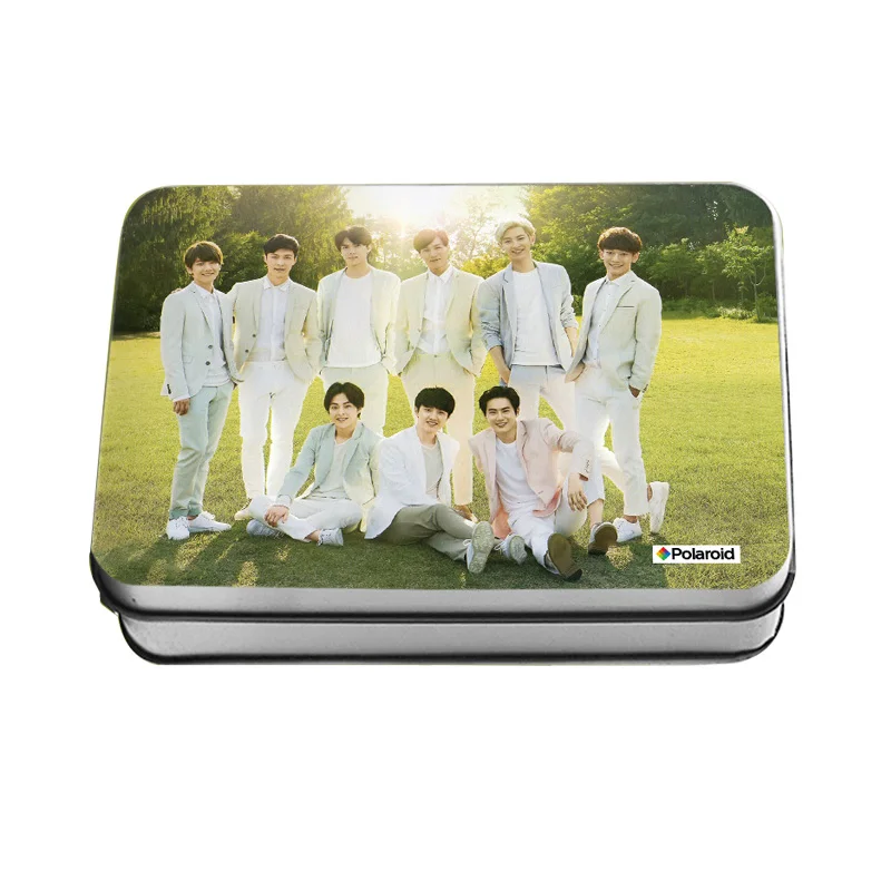 

Kpop EXO <Nature Republic> Polaroid Photo Lomo Card Fashion K-POP EXO Fans Gifts Metal Box 30Pcs/Box Drop Shipping
