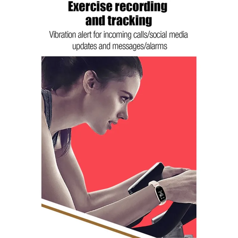 Женский фитнес-спортивный напульсник S3 модный смарт-браслет для девушек IP67 умный Браслет
