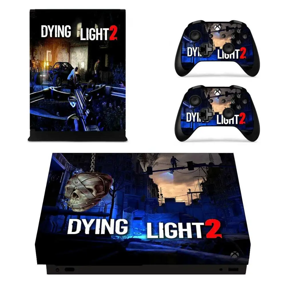 Для Xbox One X стикер s Dying Light наклейка на кожу Наклейки Обложка Pegatinas Adesivo для Xbox one X консоли пульта дистанционного управления скины