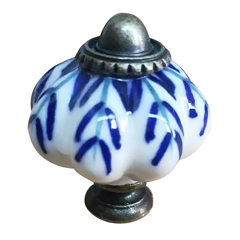1 Piece Ceramic Pottery Door Pull Handles For Furniture, Kitchen Cabinet Handles