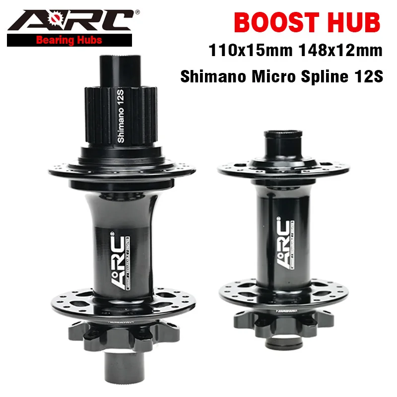 ARC Boost Hub 4 Bearings MTB Hub 6 Pawls 3 Teeth 15x110 12x148 for Micro Spline 12S Shimano 8-12S Sram XD 12S Bicycle BIke Hub