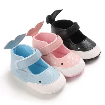 

Baby Shoes Sweet Casual Princess Girls Baby Kids Pu Leather Dolphin Crib Babe Infant Toddler Cute Mary Jane Shoes