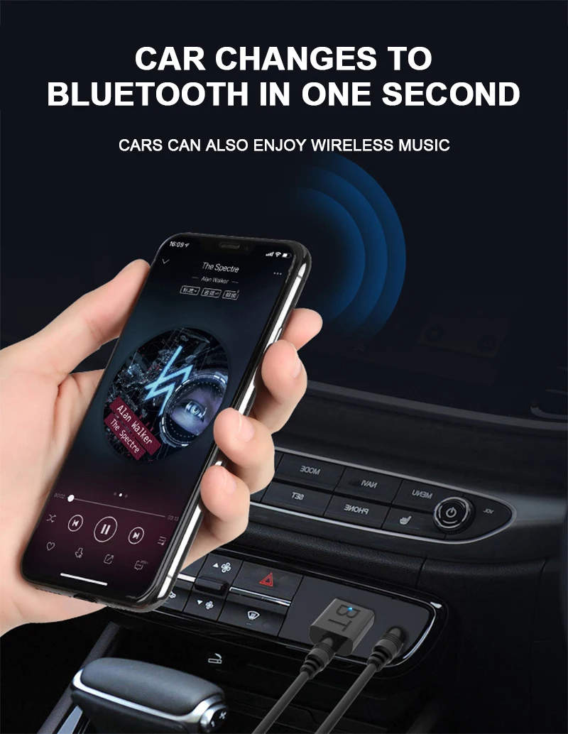 3,5 мм Aux Автомобильный Bluetooth 5,0 аудио USB приемник адаптер передатчик и приемник 2 в 1 музыкальный приемник для автомобиля домашние стерео колонки