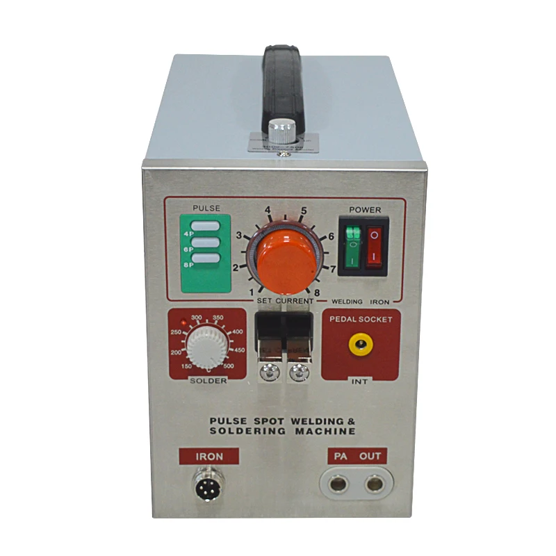 1.5KW High Power Spot Welder & Soldering Station with Universal welding pen +4mm 1KG Nickel sheet 6