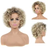 Pixie Cut Jerry Curly Short Afro Synthetic Hair Wig Afro Kinky Curl Wigs For Black Women Invisible Curly Bob Wig ► Photo 1/6