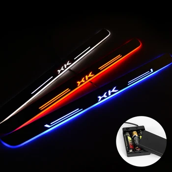 

AOGENIU 2PCS LED Door Sill For JAGUAR XK Convertible (X150) 2006-2014 Door Scuff Plate Acrylic Car Welcome Light Accessories