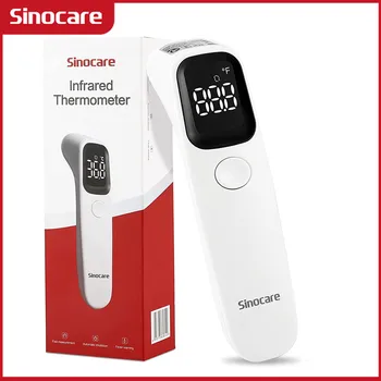 Sinocare Baby Thermometer Infrared Digital LCD Body Measurement Forehead Ear Non-Contact Adult Fever IR Children