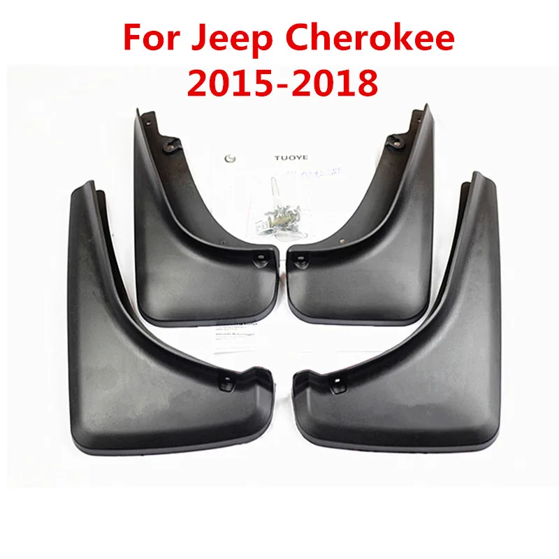 Автомобильные Брызговики для Jeep Cherokee-- Брызговики крыло брызговиков - Цвет: Cherokee 2015-2018