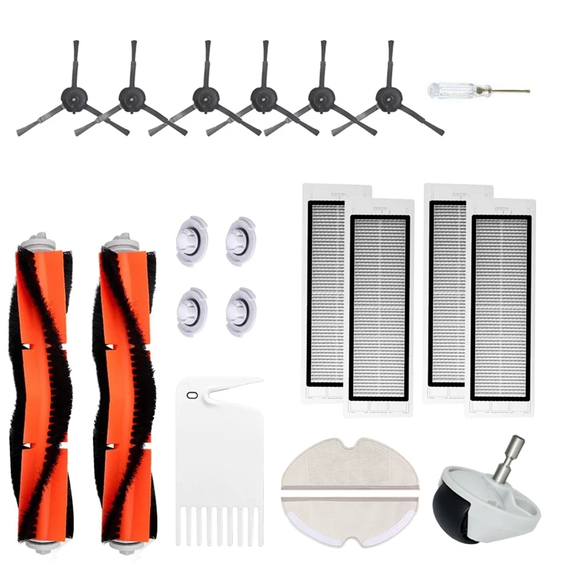 Сменные основные щетки фильтры НЕРА боковая щетка для Xiaomi Roborock S50 S51 S55 S5 1 S