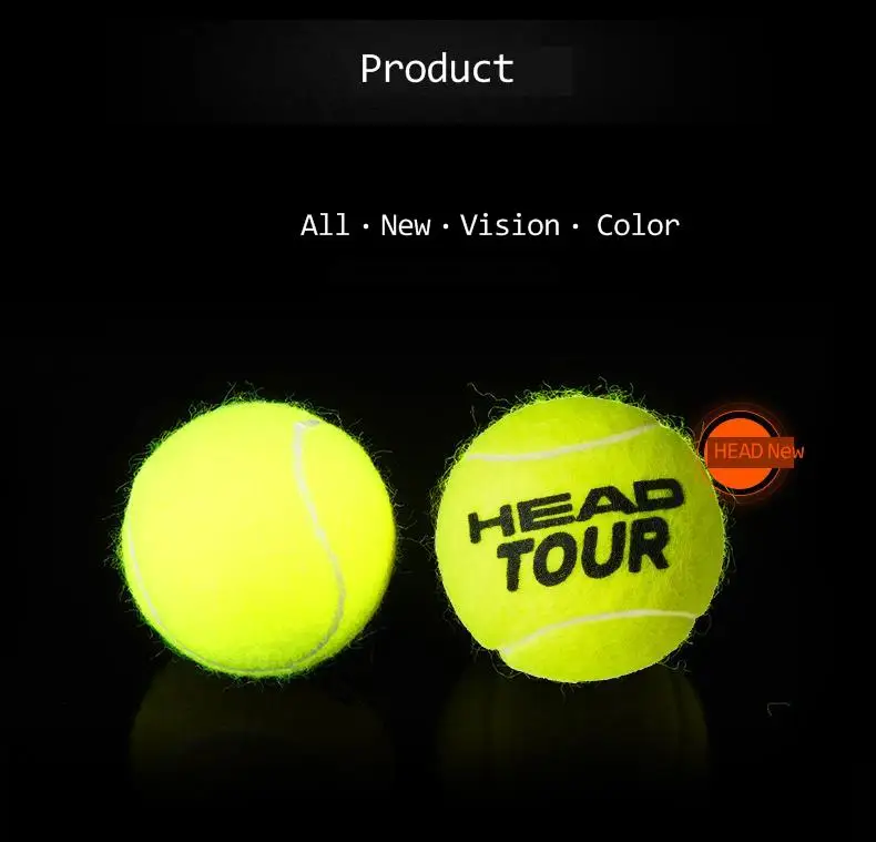 HEAD TOUR Tennis Ball High Elastic Resistance 3 Pcs SPORTSORION