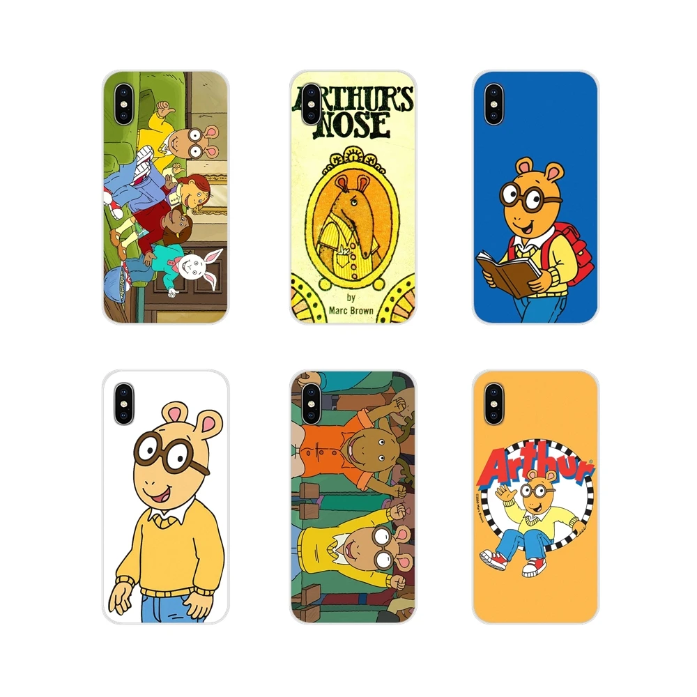 

For Apple iPhone X XR XS MAX 4 4S 5 5S 5C SE 6 6S 7 8 Plus ipod touch 5 6 Arthur Read Accessories Phone Cases Covers