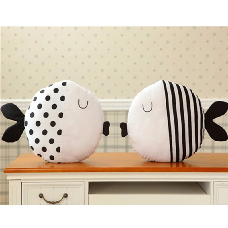

Small Fish Pillow Cushion Child Comfort Pillow With Sleep Doll Plush Fish Figurine For Children Gift