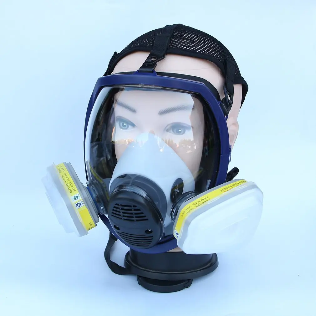 Chemical mask 6800 7suits 6001 Gas Mask acid dust Respirator Paint Pesticide Spray Silicone filter Laboratory cartridge welding