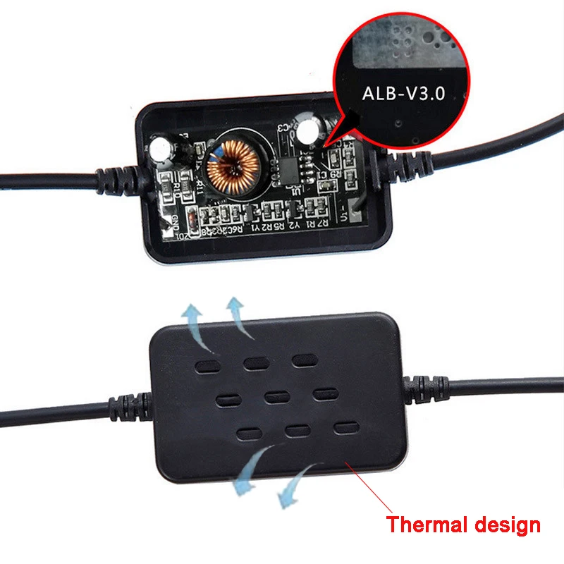 24시간 주차 모니터링을 위한 Anfilite obd 벅 라인 자동차 카메라 dvr 카메라 케이블 길이 3m 액세서리