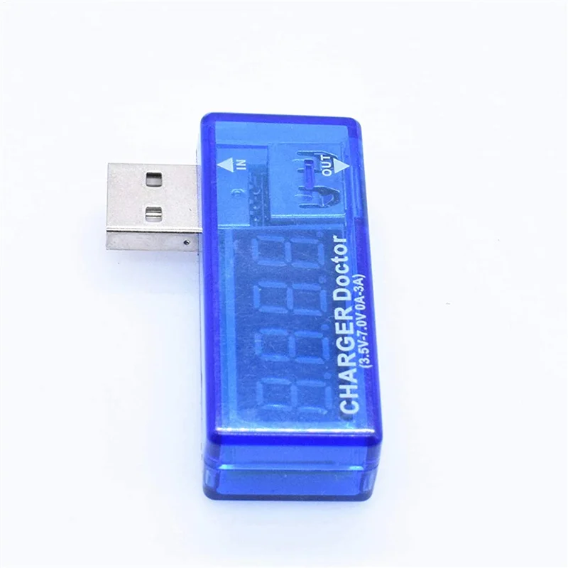 Цифровой USB мобильный мощность зарядки Ток Напряжение тестер метр мини зарядное