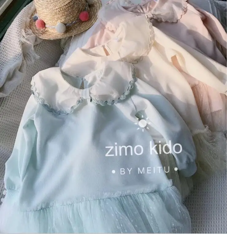 Новое платье в стиле пэчворк для девочек модные весенние платья принцессы для девочек 3-8 лет, C486