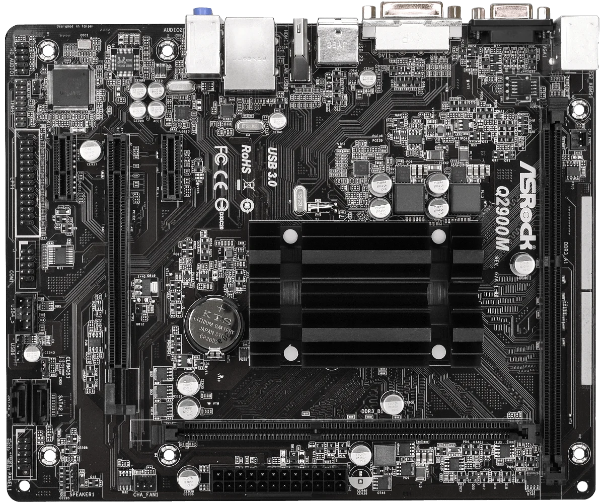 Б/у Материнская плата ASRock Q2900M поддерживает DDR3 1333 Long DIMM | Компьютеры и офис