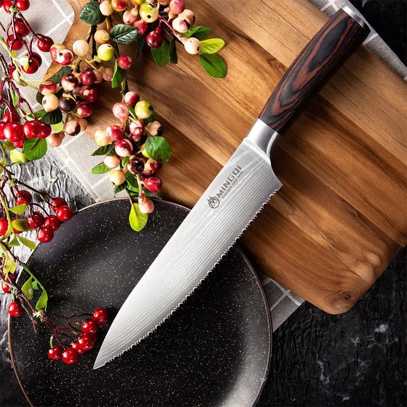 Stainless Steel Frozen Meat Cutting Knife Frozen Conditioning Knife