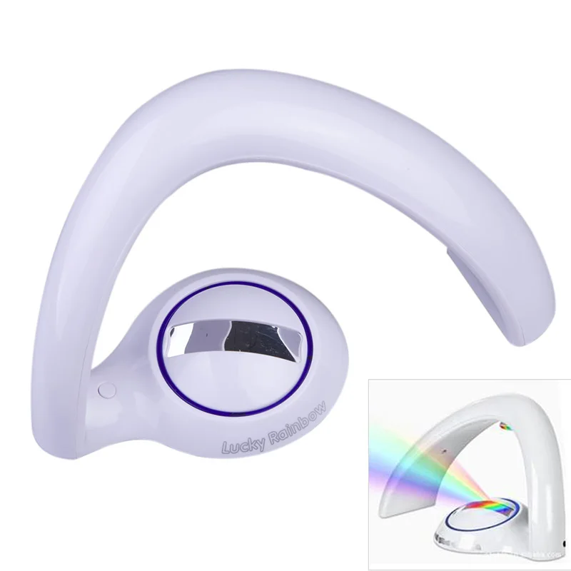 Романтичный светодиодный Радужный проектор Lucky Arc shaped цветной Ночник светильник 2