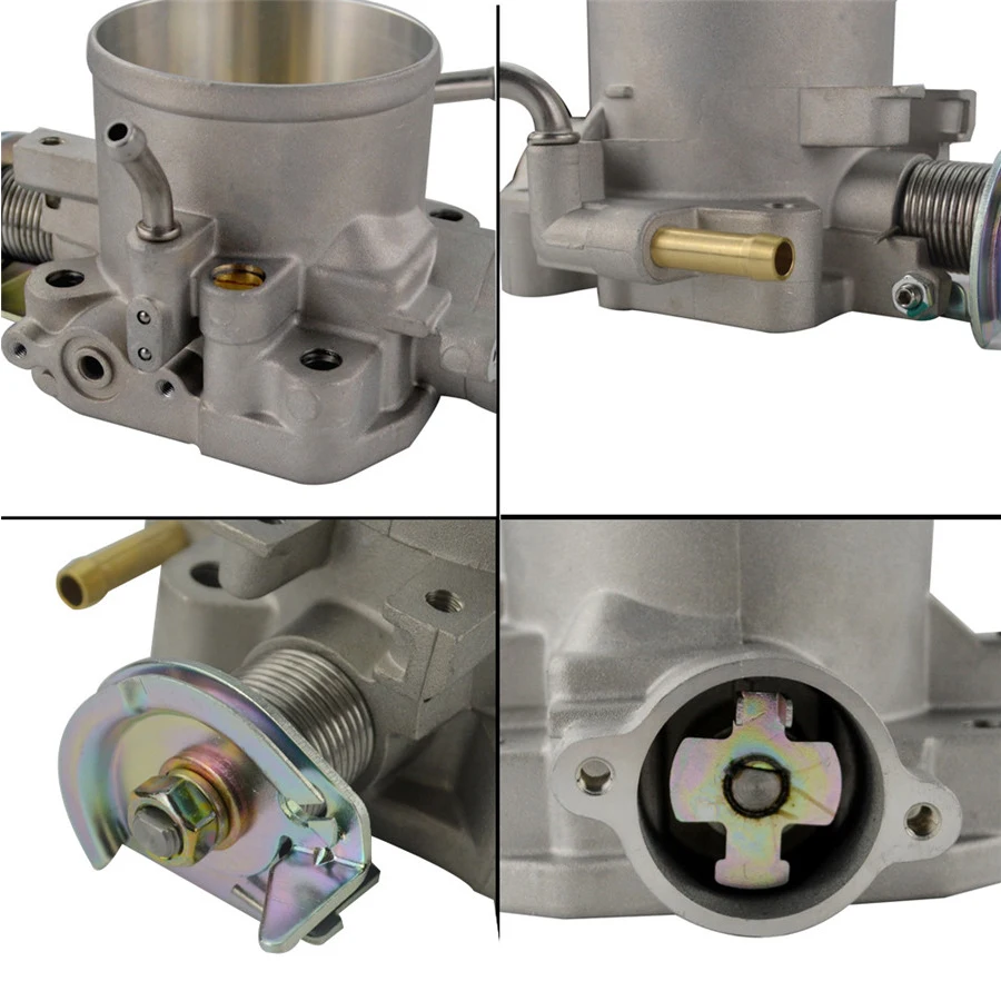 70mm Billet Throttle Body Kit With Gasket and Bolts for Honda Civic B D F Series Manifold High Flow