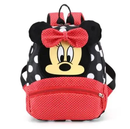 Cute Children's Kindergarten Primary School Cartoon Travel Backpack Mickey Minnie Bowknot Backpack Boys Girl Bags 2-7 Years New - Цвет: picture color