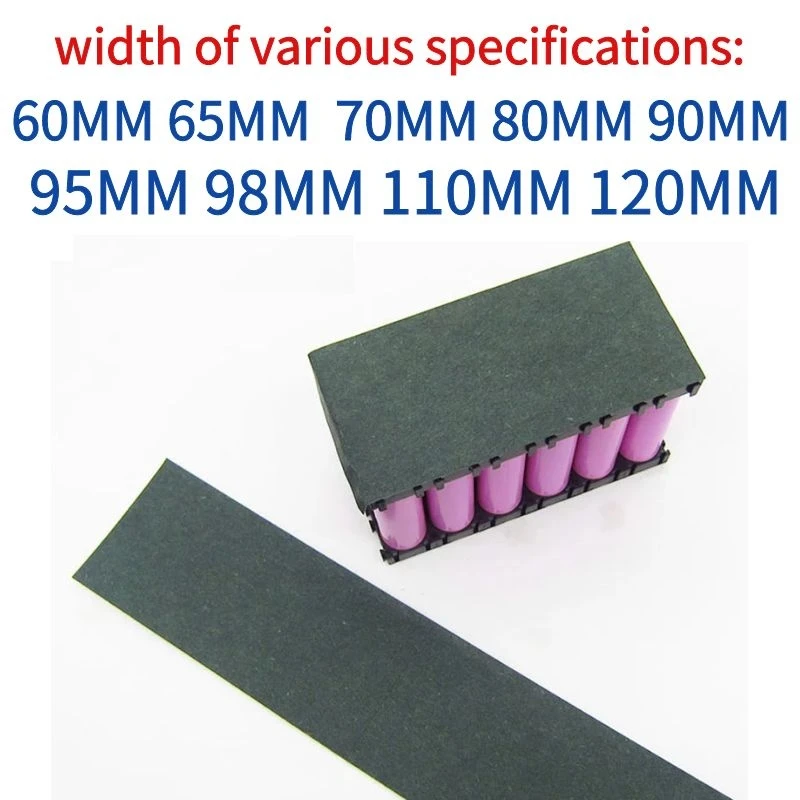 

1m 18650 Battery Insulation Gasket Barley Paper Li-ion Pack Insulating Glue Patch Positive Electrode Insulated 0.2MM 60mm 120mm