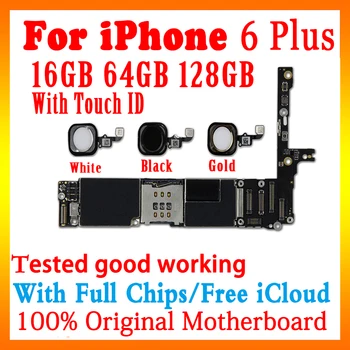 

Free iCloud for iphone 6 Plus Motherboard with/without Touch ID,Original unlocked for iphone 6 Plus logic board,100% Good Tested