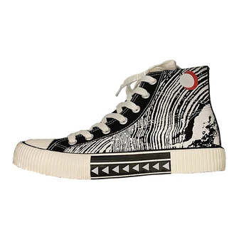 

Men's Vulcanize Shoes Old Skools Classic Black White Men Vulcanized Canvas Shoes Skateboarding Shoes High Top Sneaker Shoes Male