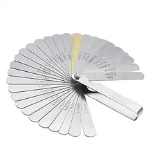 Maxgboom 32 шт. дальномер щупа манометр Клапан Обучения щупа манометр 0,04-0,88 мм Размер Зазора. 0015-.035 медный лист