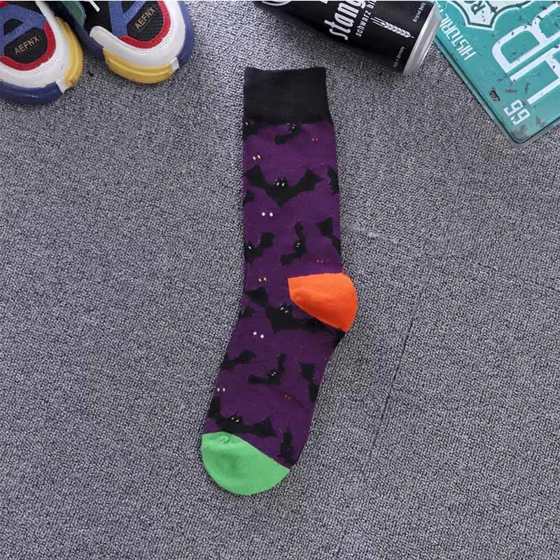 Модные креативные цветные носки унисекс в стиле хип-хоп с изображением животных забавные уличные счастливые носки женские Харадзюку носки для скейтборда Chaussette - Цвет: 3