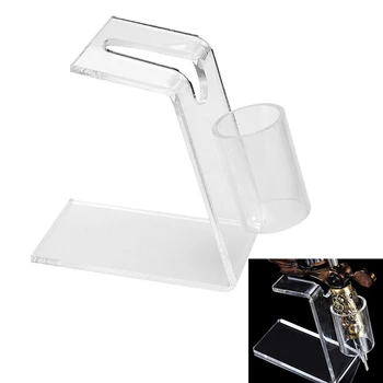 

1PCS Transparent Acrylic Tattoo Machine Holder Stand Tattoo Supply Stand Rack Rest Organzier For Tattoo Gun