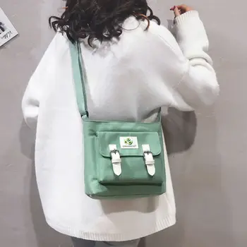 

Women Shoulder Bag Young Girls Small Canvas Handbag Crossbody Messenger Bag Satchel Tote Purse /BY